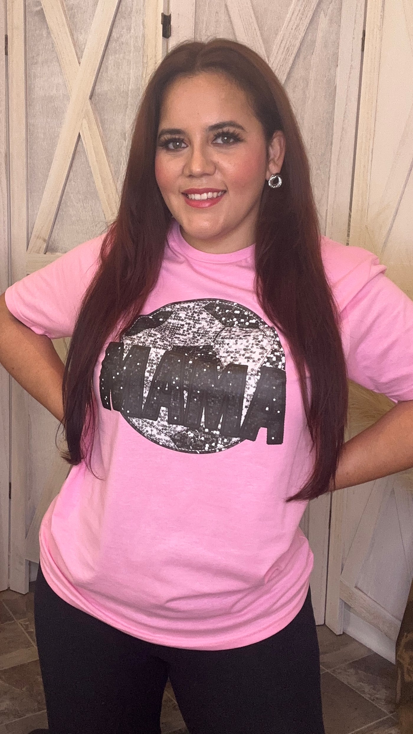 Soccer Mama Tee (Pink)