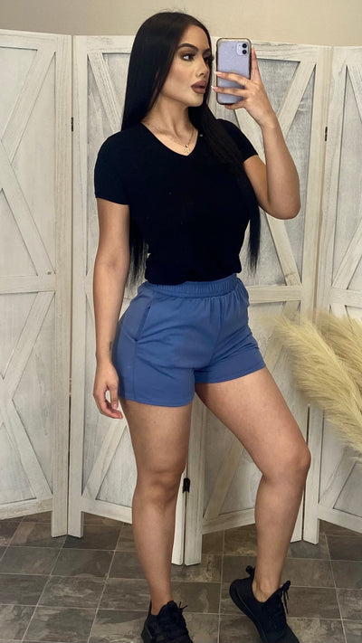 Lounge Shorts (Blue)