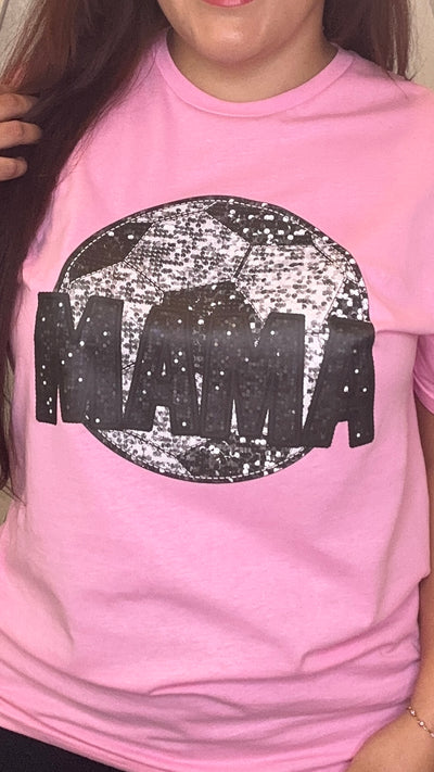 Soccer Mama Tee (Pink)