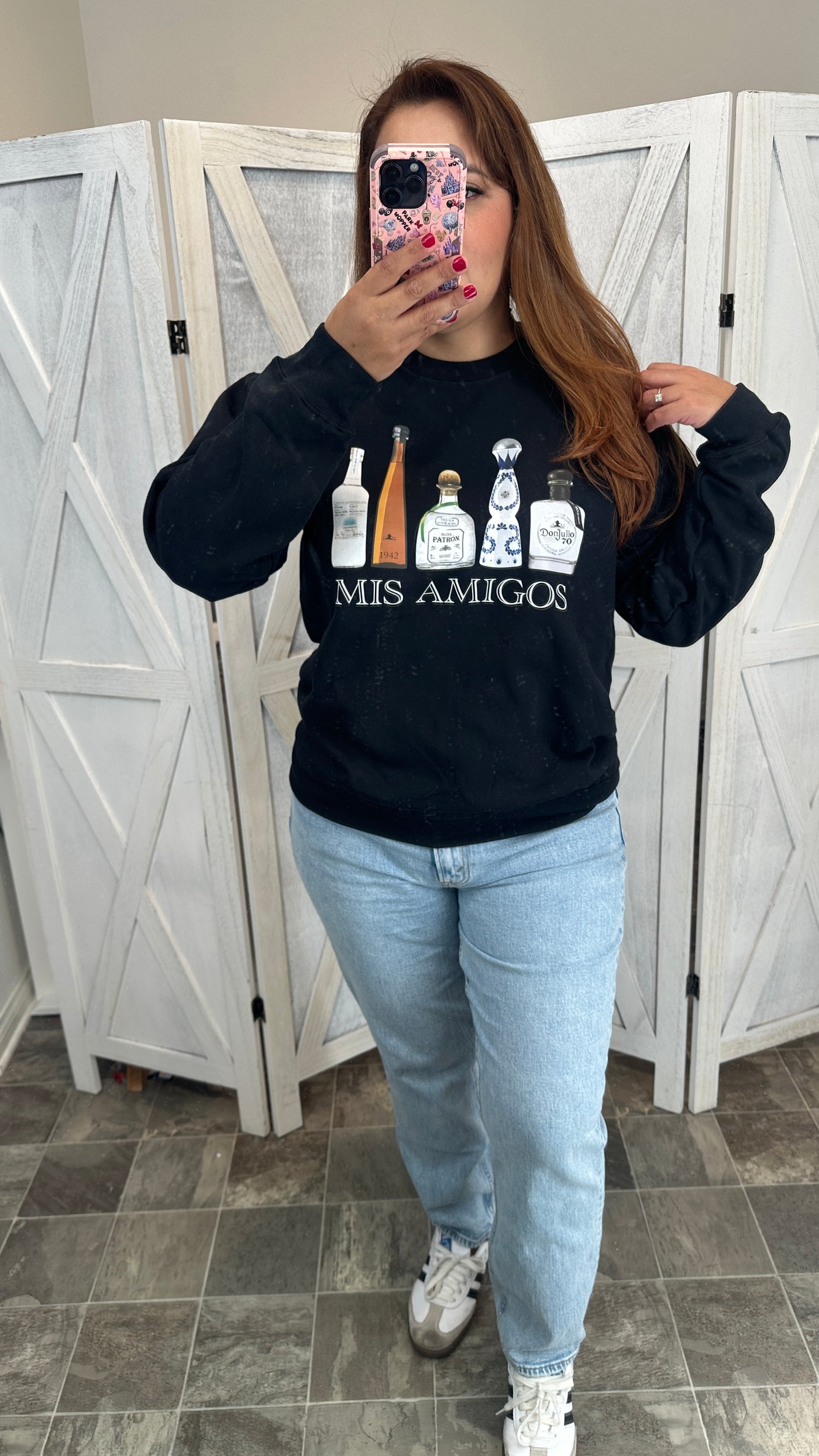 Mis Amigos Crewneck (Black)