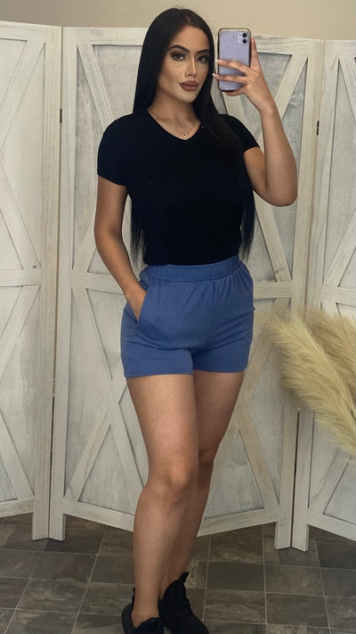 Lounge Shorts (Blue)
