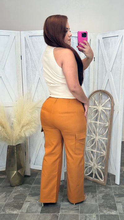 Kimora Cargo Pants (Camel)