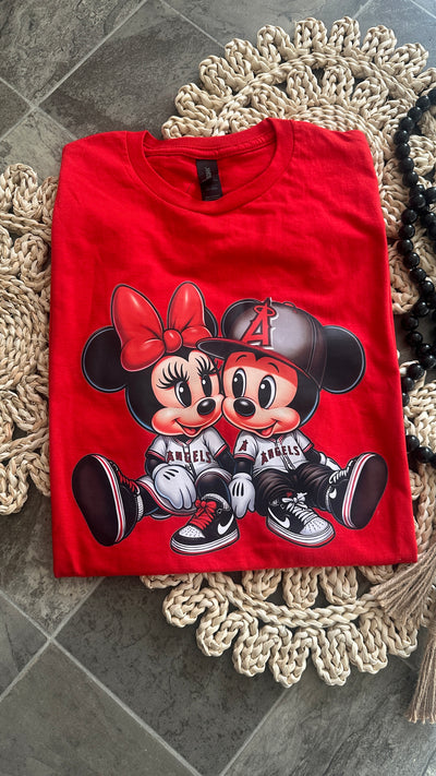Angel Baseball Tee