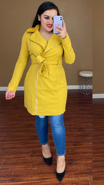 Townsend Coat (Mustard)