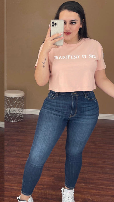 Manifest It Sis Crop Top
