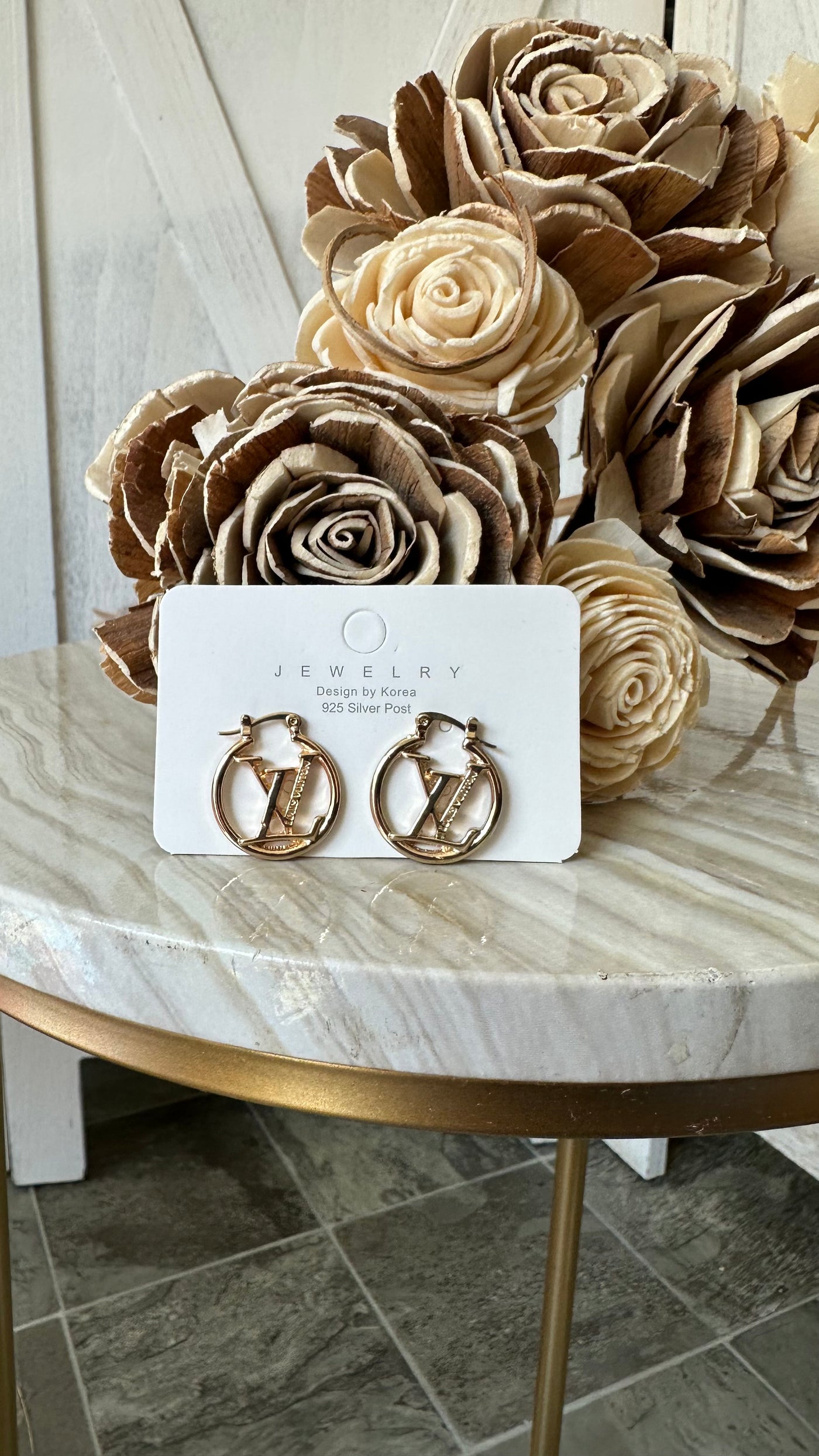 LV Hoop Earrings