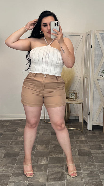 Crochet Top (Ivory)