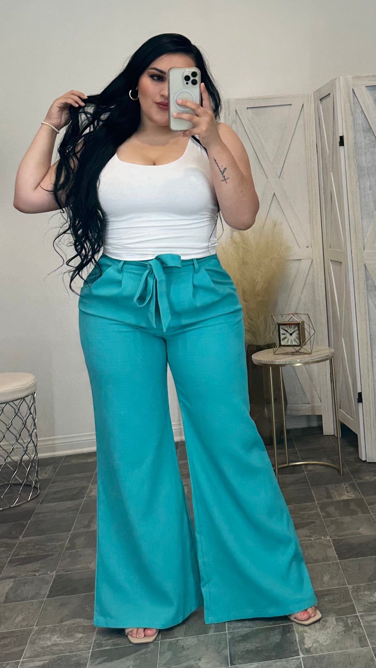 Paraiso Pants (Aqua)