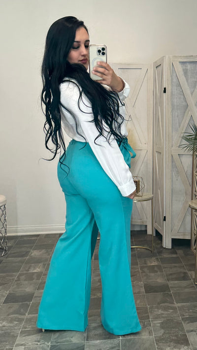 Paraiso Pants (Aqua)