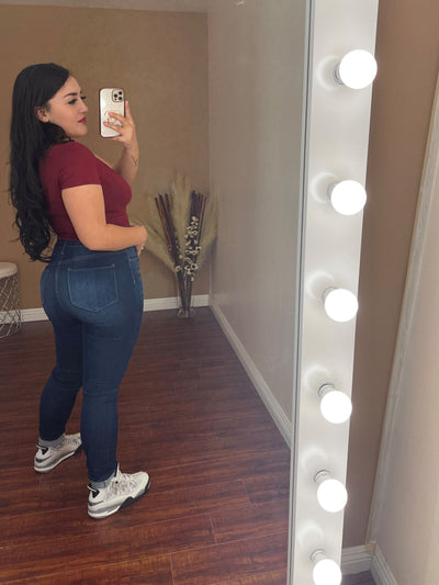 Your Fave Crop Top (Burgundy)