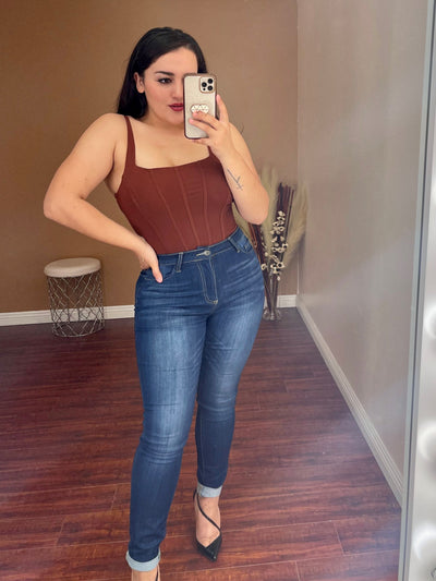 Tia Bodysuit (Brown)
