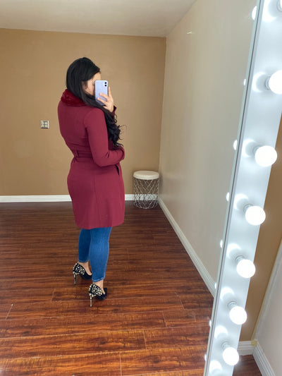 Townsend Coat (Burgundy)