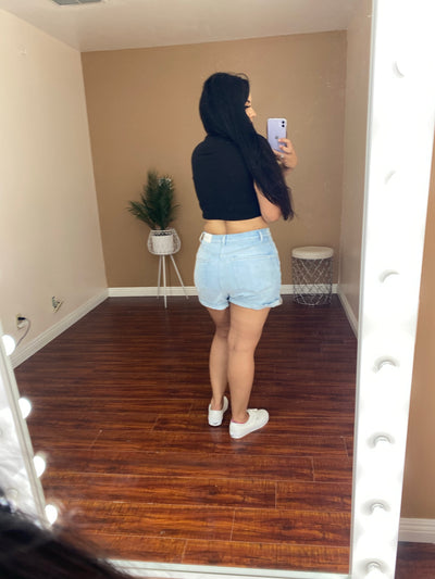 Knot Crop Top (Black)