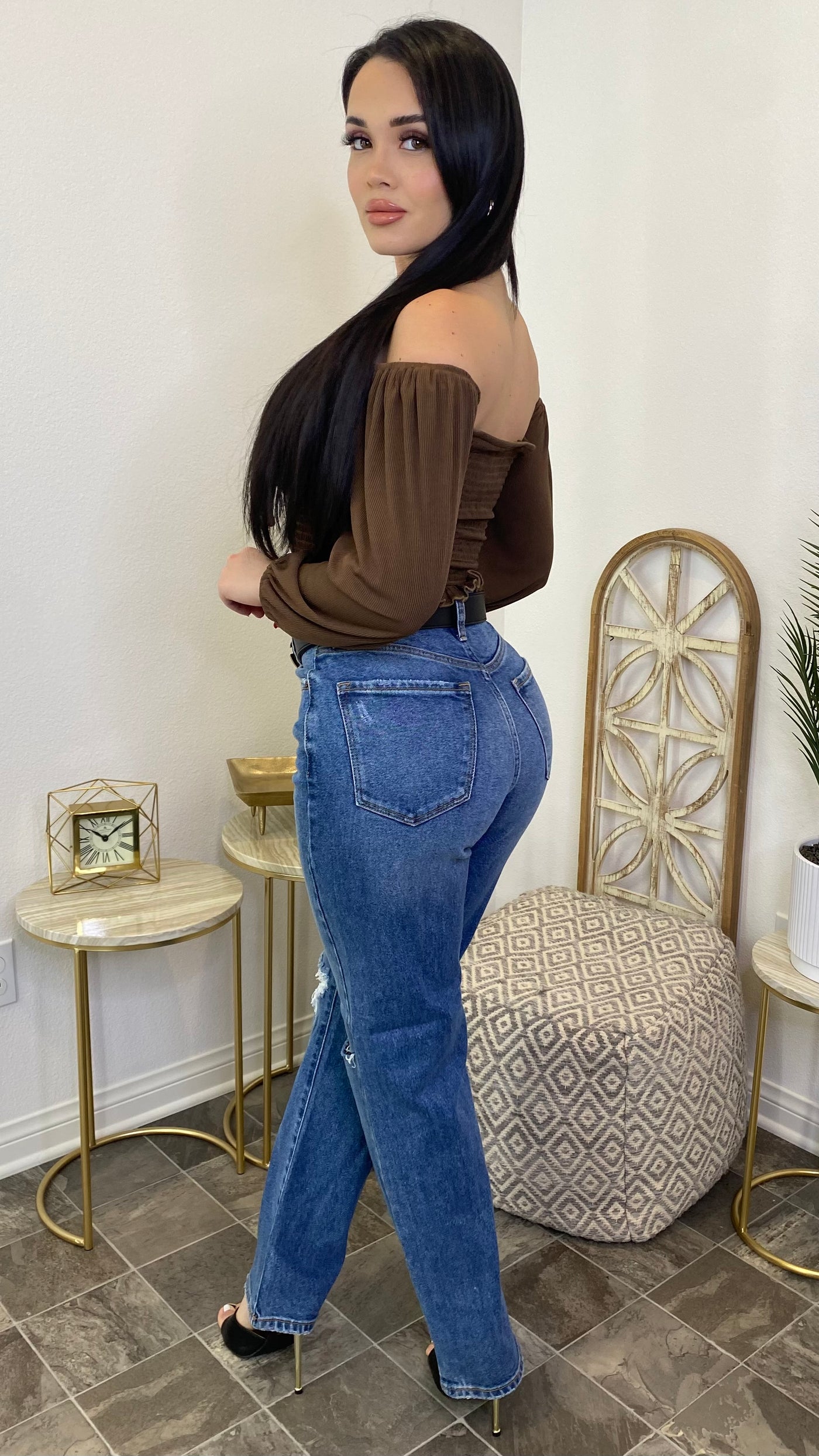 Sofiane Top (Brown)