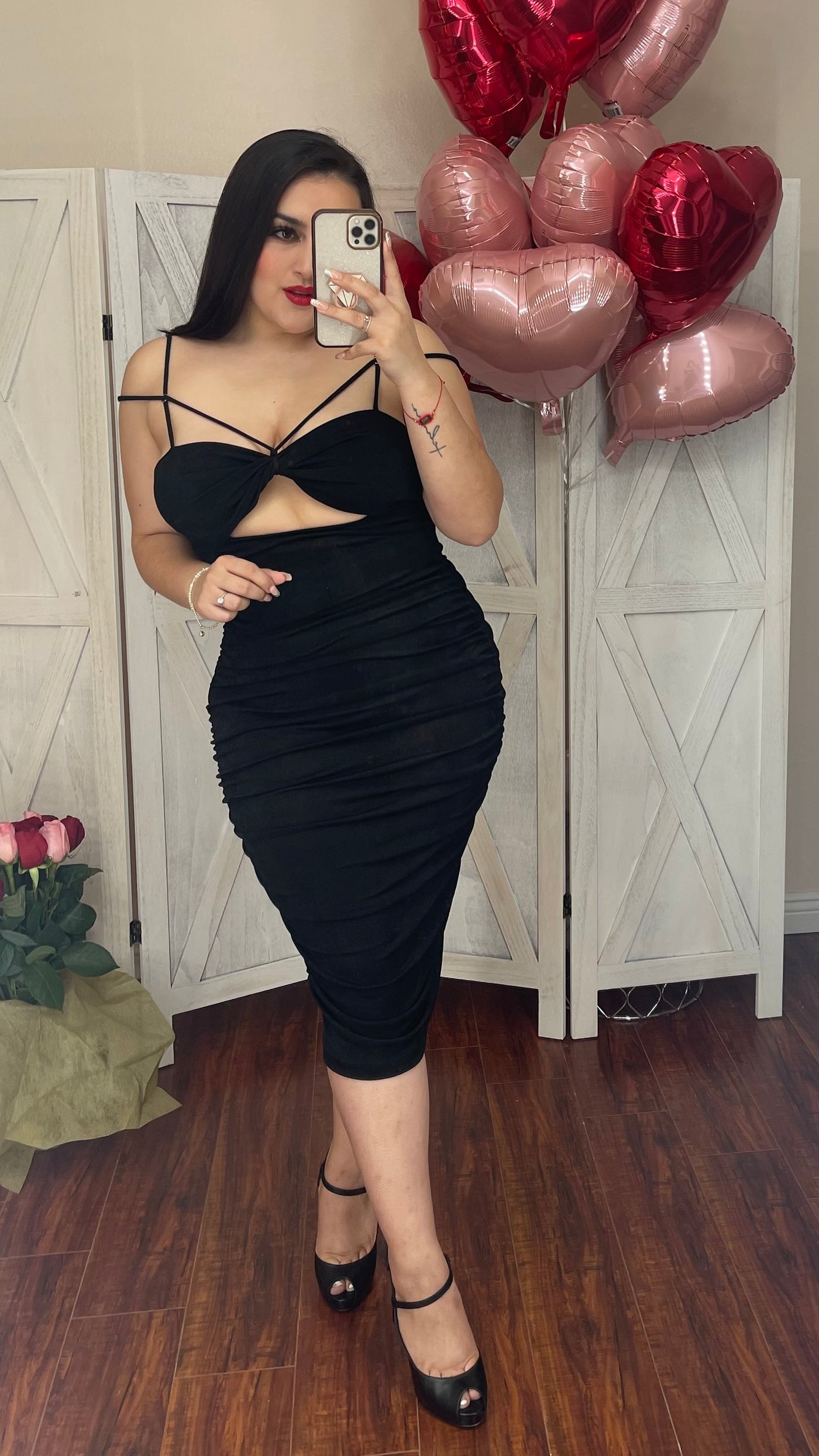 All Eyes On Me Dress (Black)