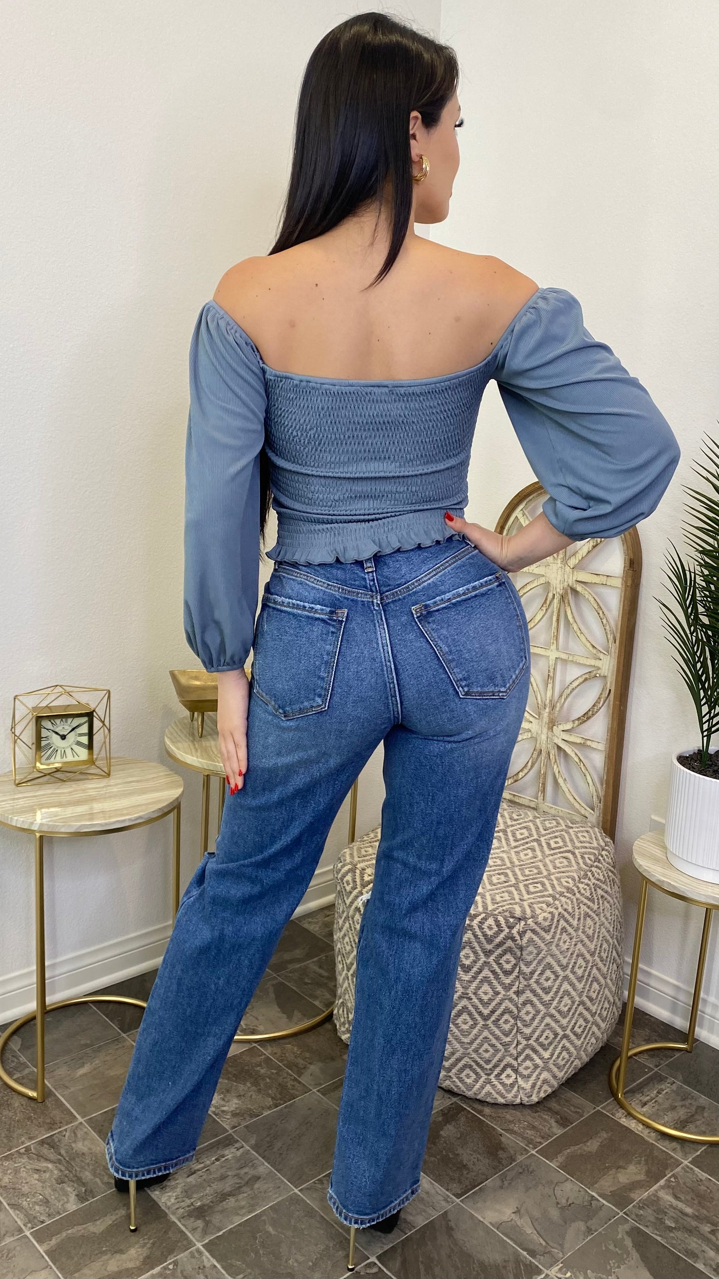 Sofiane Top (Blue)