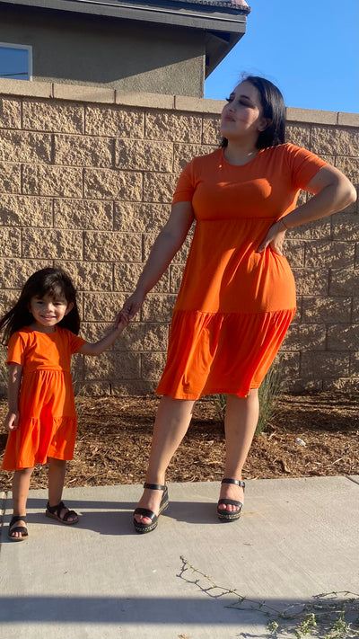 Casual Solid Matching Dress