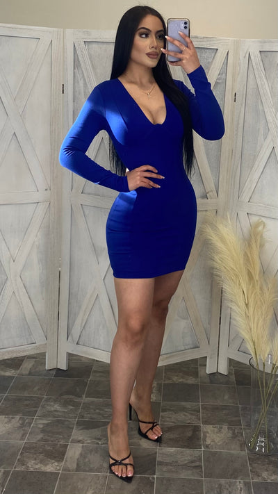 Vane Dress (Royal)