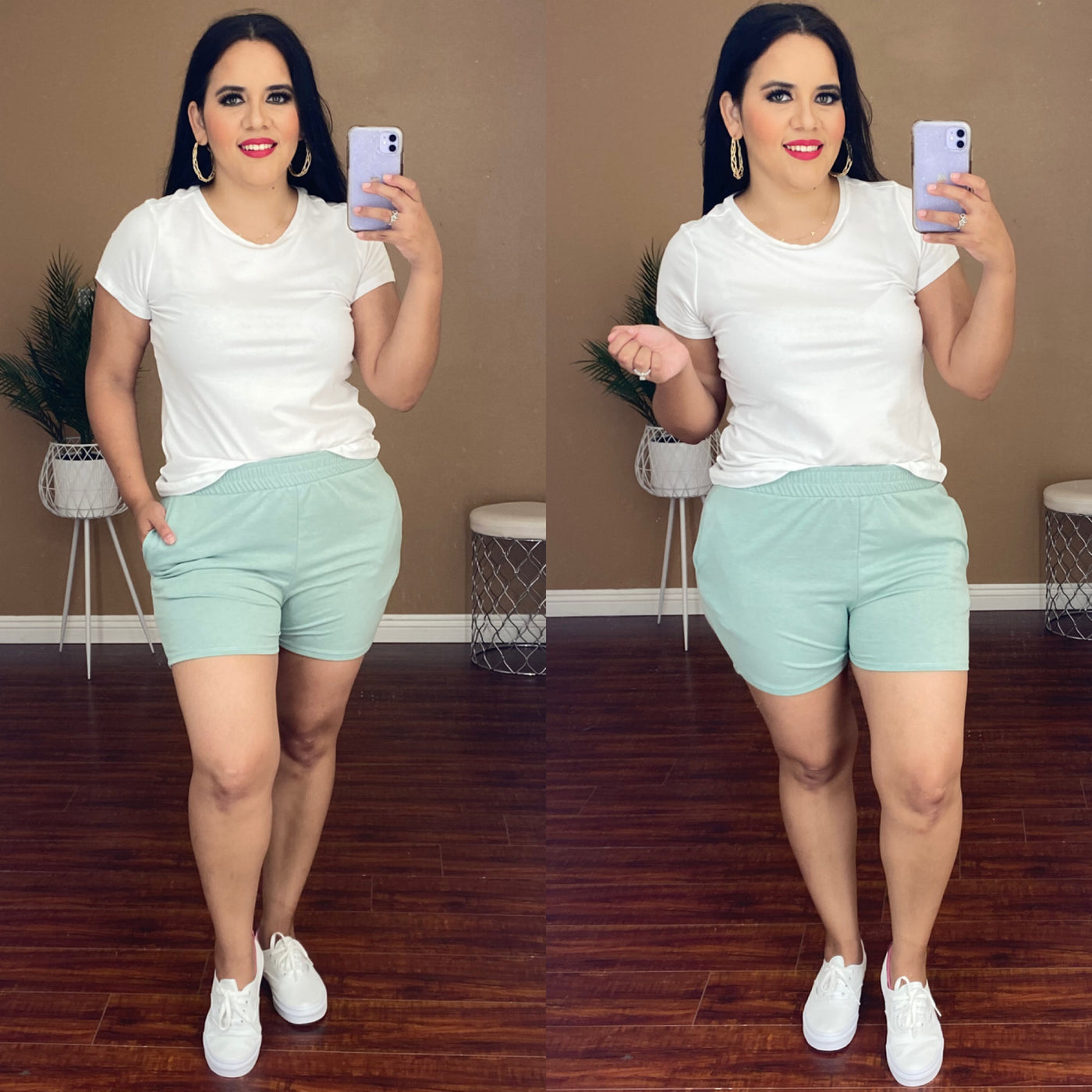 Lounge shorts (Sage)
