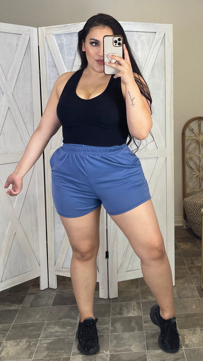 Lounge Shorts (Blue)