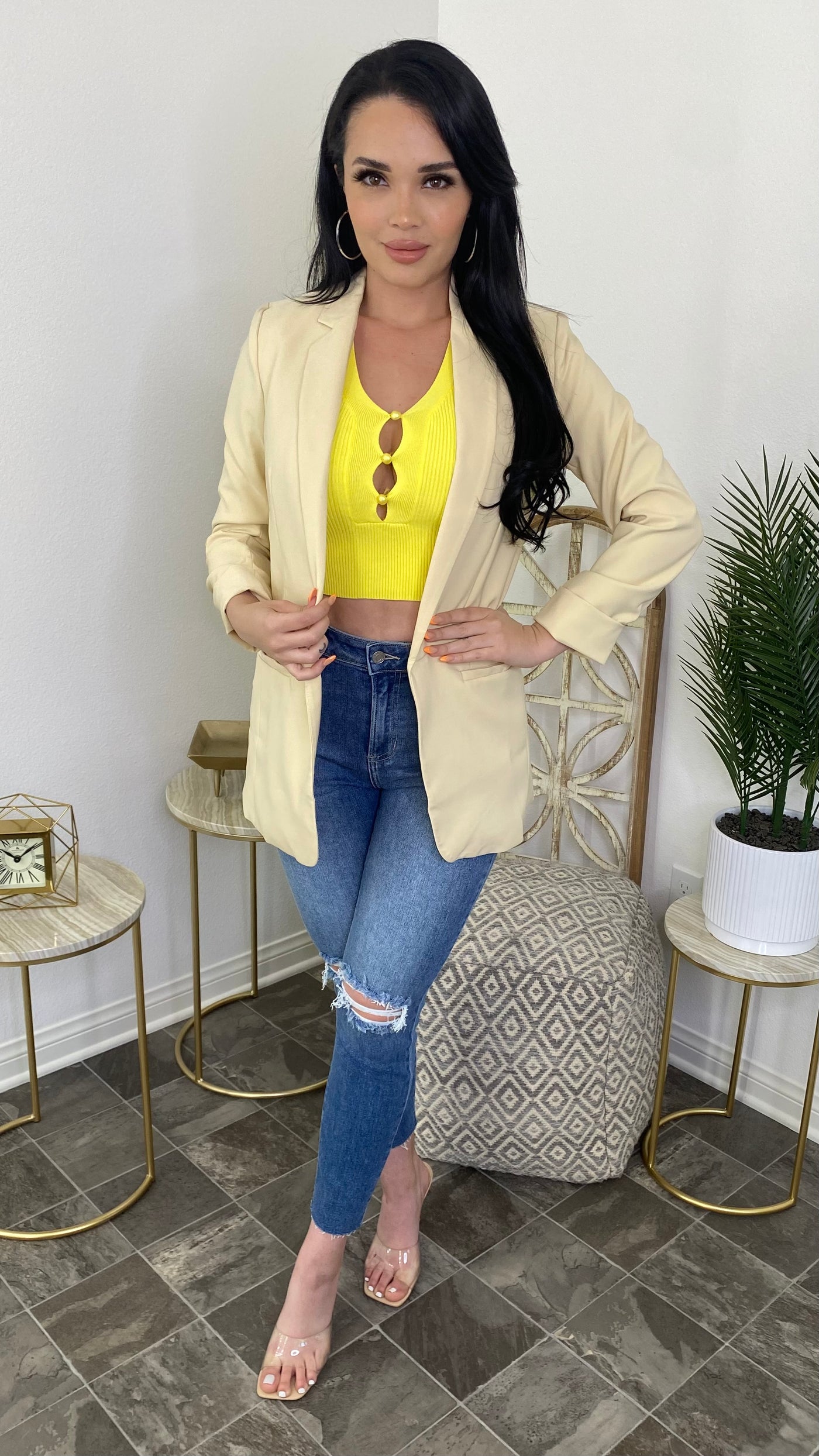 Kealy Top (Yellow)