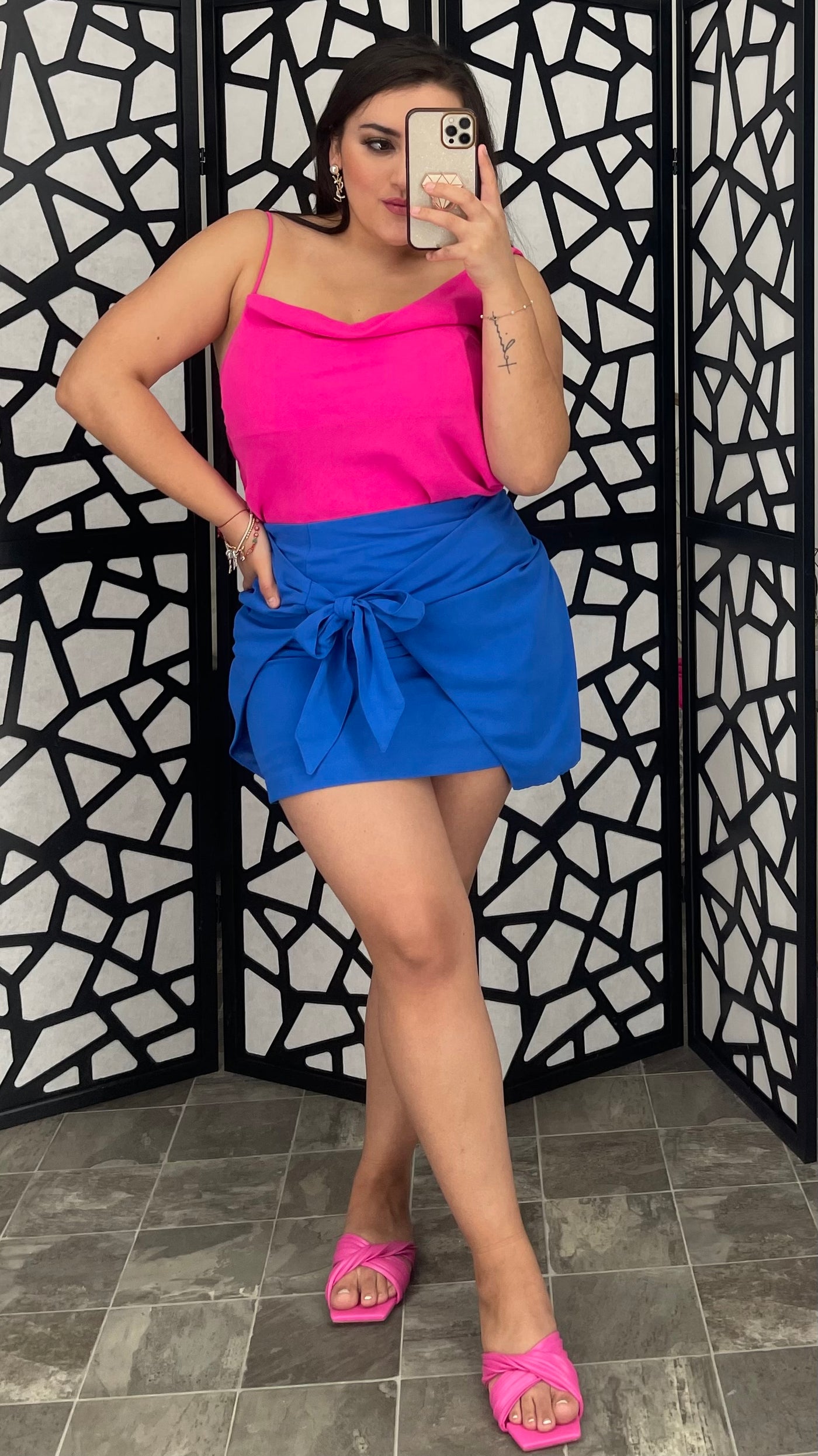 Kathleen Top (Hot Pink)