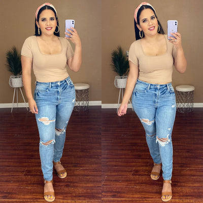 Your Fave Crop Top (Nude)