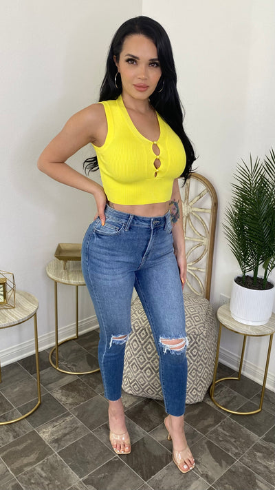 Kealy Top (Yellow)
