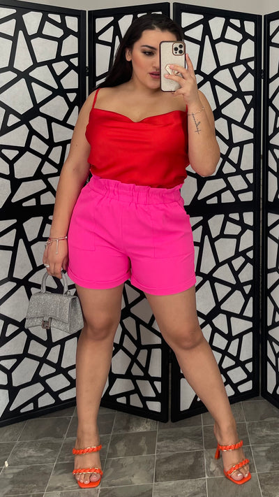 Yani Bodysuit (Red Orange)