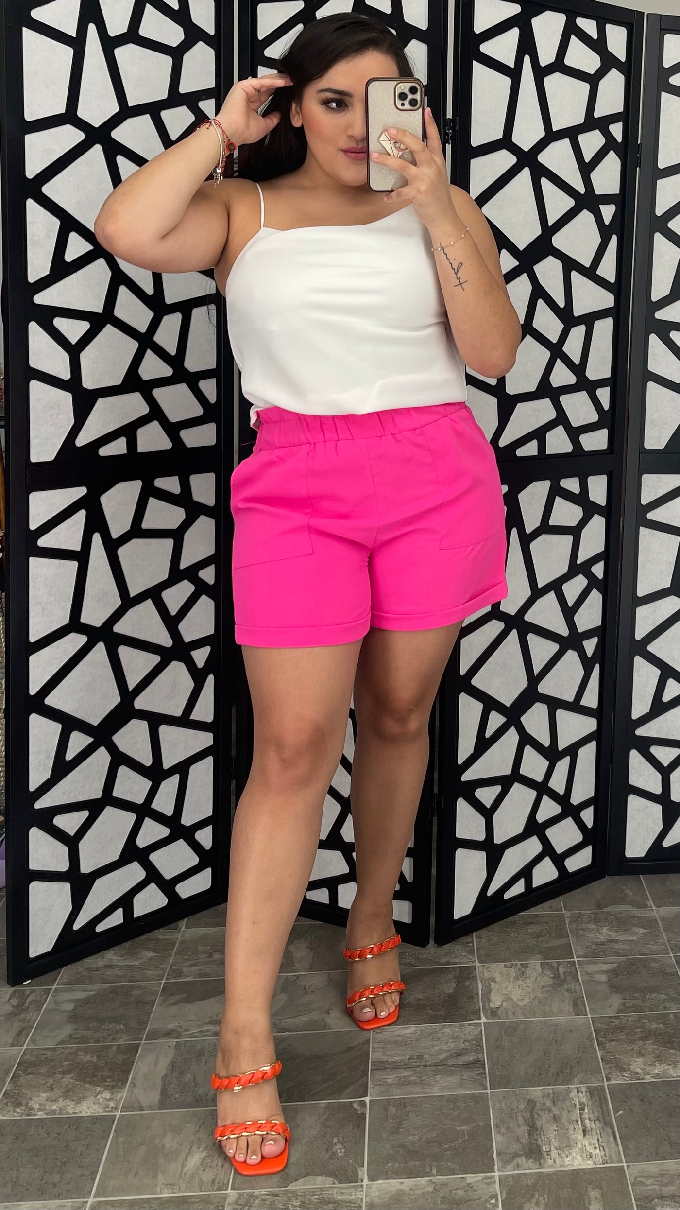 Fabi Shorts (Hot Pink)