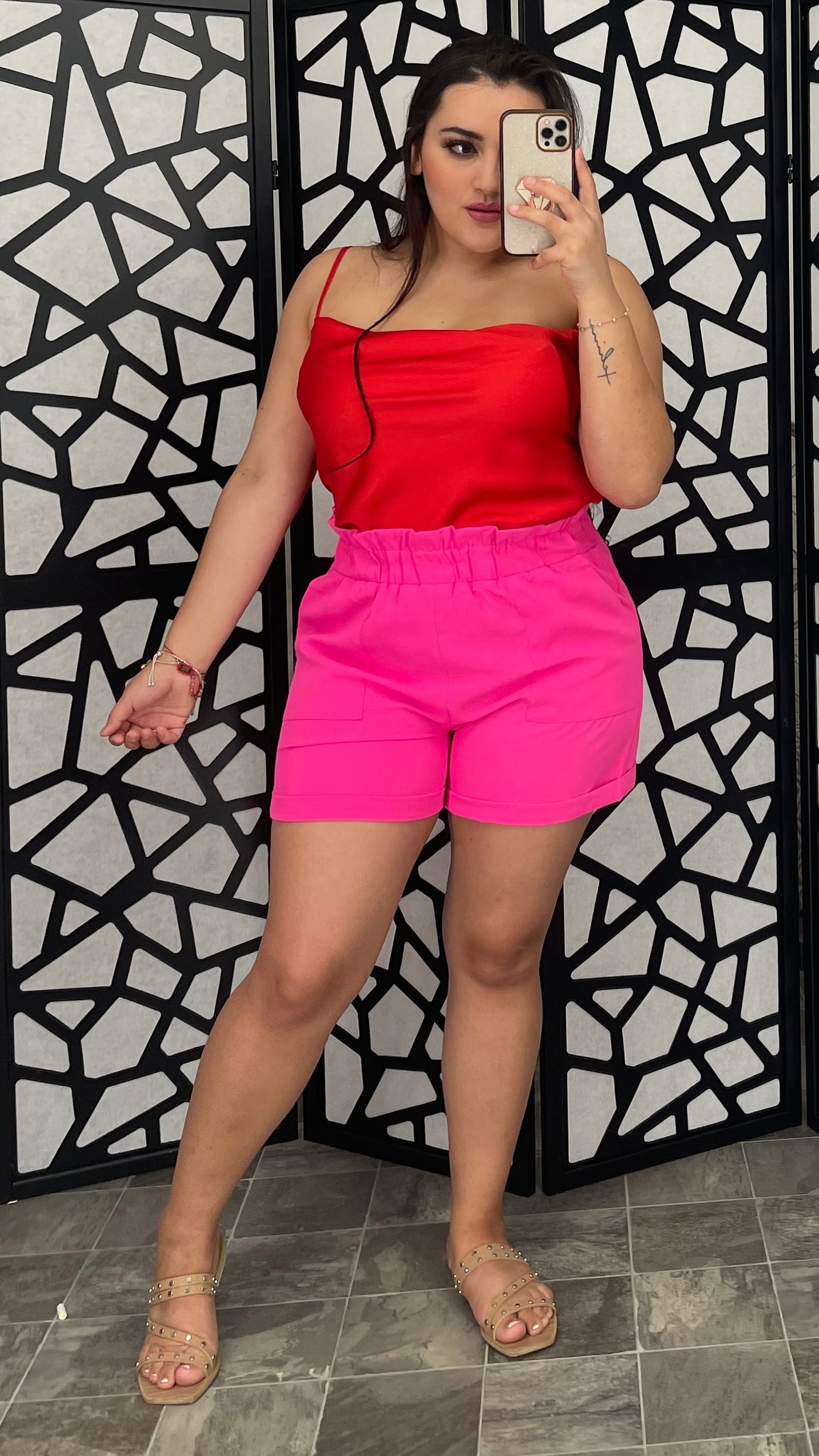 Yani Bodysuit (Red Orange)