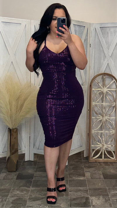 Lilian Dress (Purple)