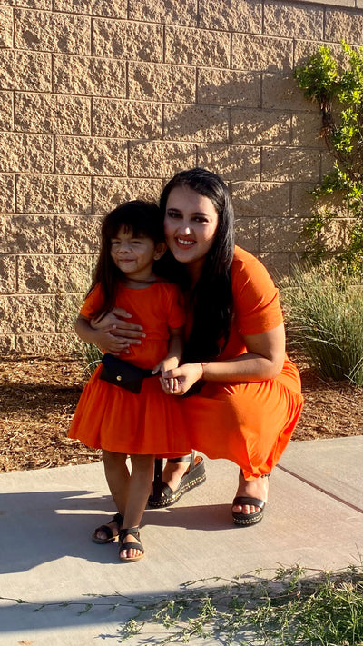Casual Solid Matching Dress