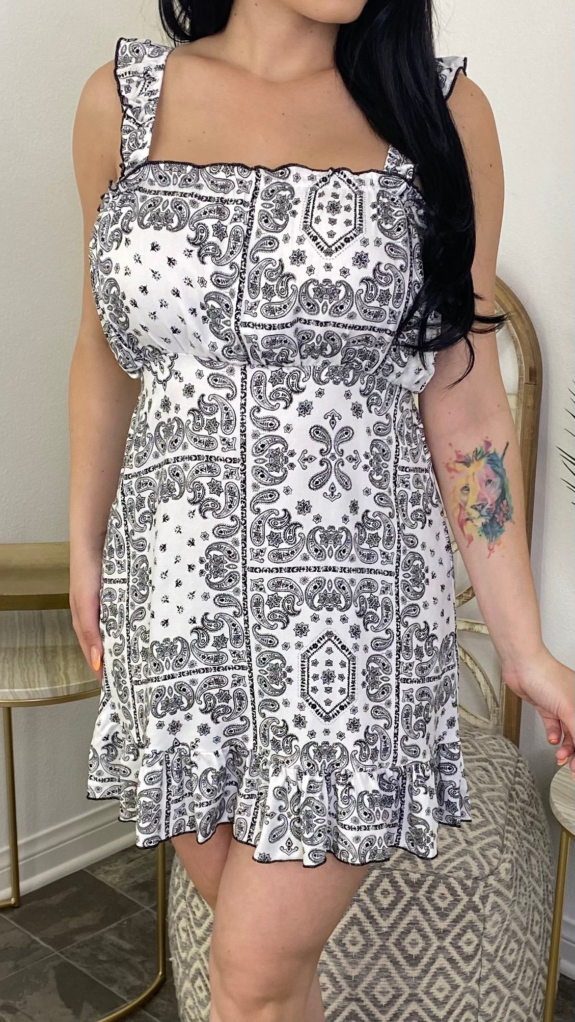 Bandana Mini Dress