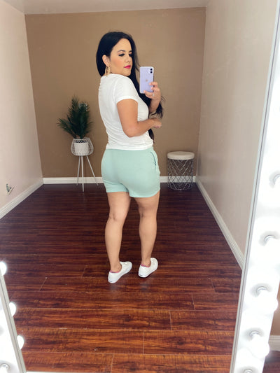 Lounge shorts (Sage)