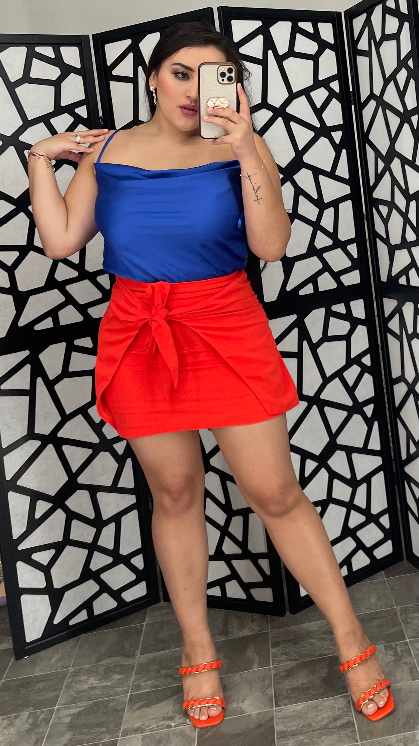 Pau Skirt (Orange)